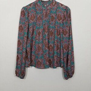 Joie Long Sleeve Top Blouse Size S